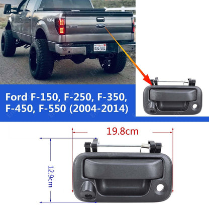 Tailgate Handle & Backup Camera For Ford F-150 F-250 F-350 2004-2014 +5" Monitor2