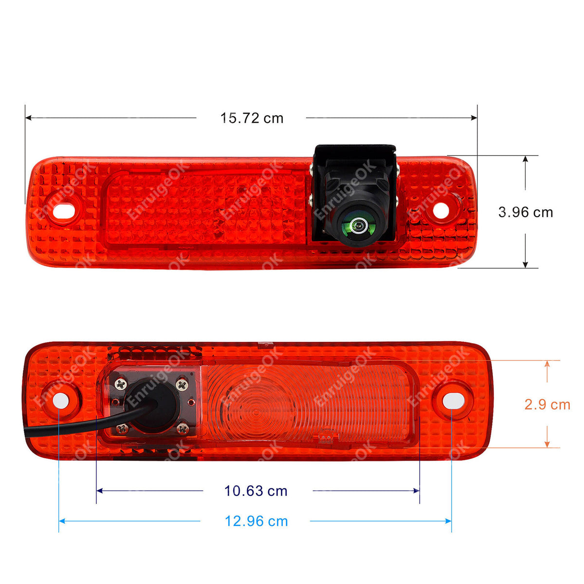 7" Monitor & Rear View Brake Light Reverse Camera for Ford Transit Van 2006-20134