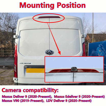 Wireless Rear Brake Light Camera Kit for Maxus V90 Deliver 9 Vans 2019 onwards3