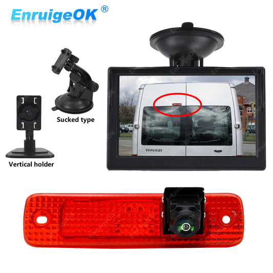 Rear Brake Light Reversing Camera for Ford Transit Van 2006-2013 & 5" Monitor0