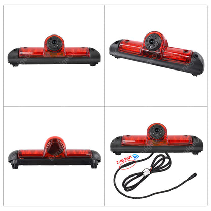 Wireless Brake Light Reversing Camera For Fiat Ducato Citroen Relay & 5" Monitor11