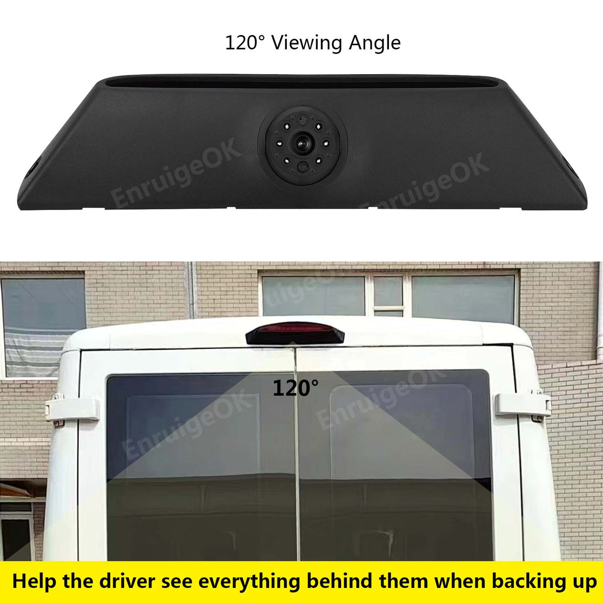 7" Mirror Monitor &Brake Light Reversing Camera For IVECO Daily Gen4 (2011-2014)15