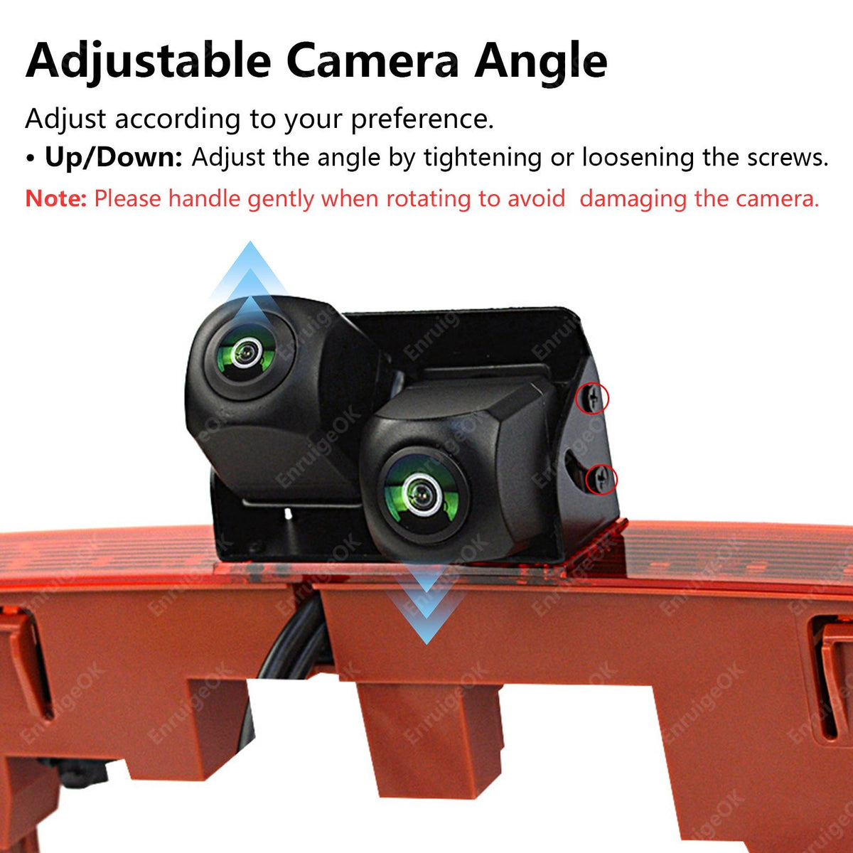 Dual Reversing Camera For Citroen Berlingo Peugeot Partner Mk2 Mk3 6.86" Monitor4