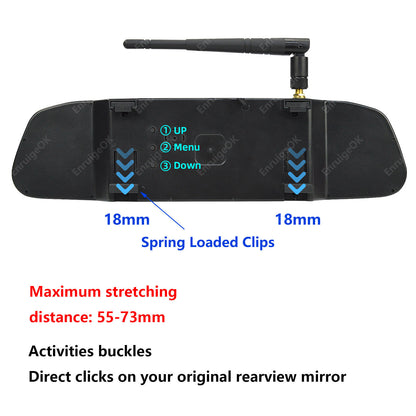 Wireless Rear Reverse Camera Kit For Citroen Berlingo Peugeot Partner Mk2 Mk37