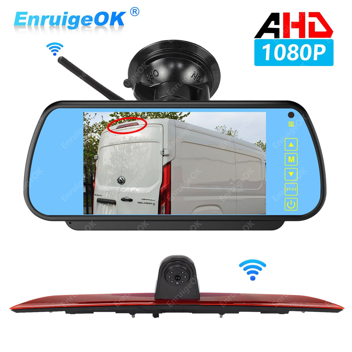 Wireless Rear Brake Light Camera Kit for Maxus V90 Deliver 9 Vans 2019 onwards0