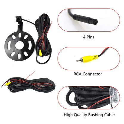 Car Rear View Backup Camera Reverse Camera Kit For 2007-2018 Jeep Wrangler Spare4