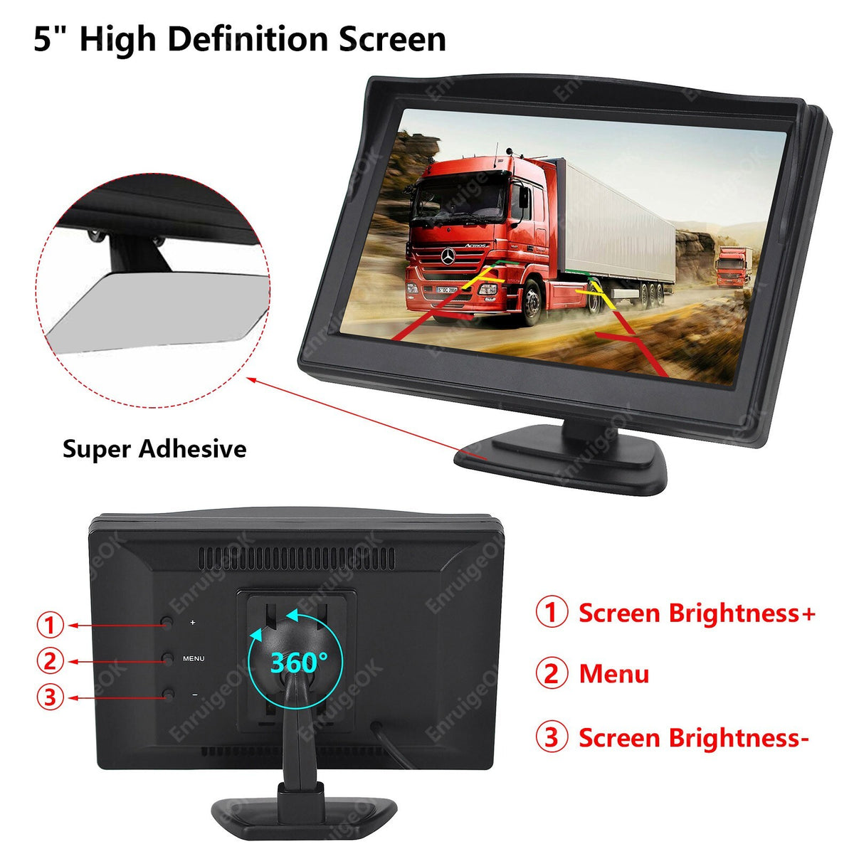 Tailgate Handle with Rear View Backup Camera Kit For Toyota Tacoma (2005-2015)5