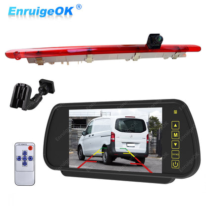 7" Monitor & Brake Light Reversing Camera for Mercedes-Benz Vito W447 Tailgate0