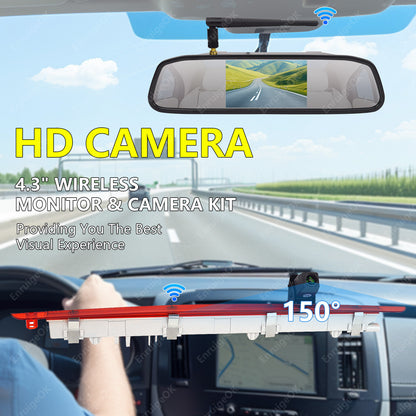Wireless Brake Light Reversing Camera Kit for Mercedes Vito W447 Tailgate Only3