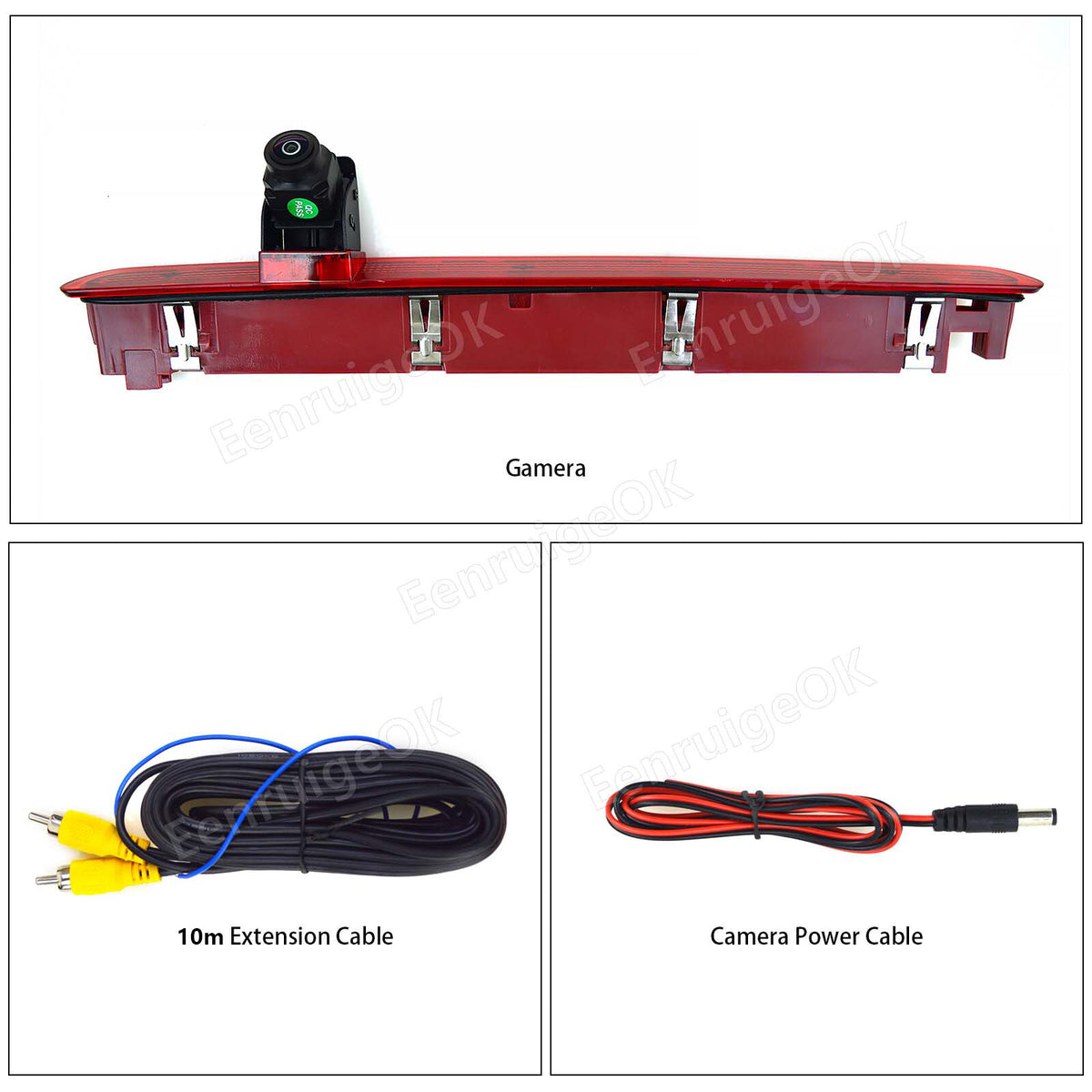 Brake Light Reversing Reverse Camera For VW Transporter T6 Van 2016 Onwards16