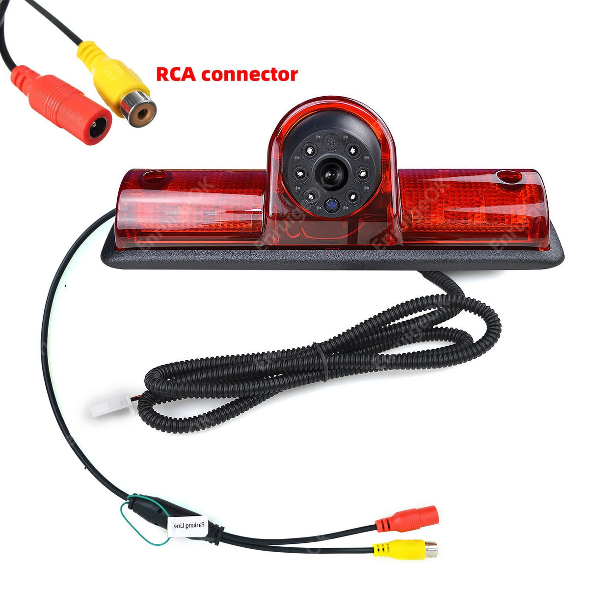 Brake Light Rear View Backup Camera For Nissan NV 1500 2500 3500 & Split Monitor6