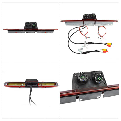 Brake light Dual Camera + 6.86" Mirror 2 Screen For Mercedes Sprinter VW Crafter10