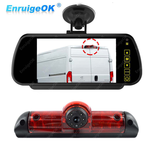 7" Monitor & Rear Brake Light Reversing Camera For Fiat Ducato Citroen Relay0