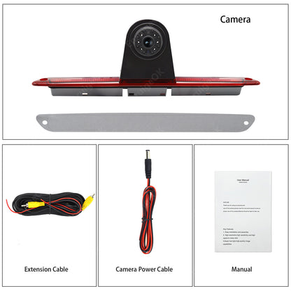 Rear View Brake Light Reversing Camera For Mercedes-Benz Sprinter VW Crafter2