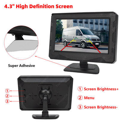 Reverse Camera For Mercedes Sprinter VW Crafter Brake Light Rear & 4.3" Monitor13