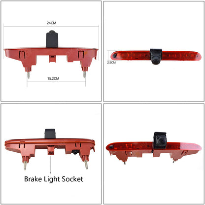 Rear Brake Light Reversing Camera for Citroen Berlingo Peugeot Partner Mk2 Mk33