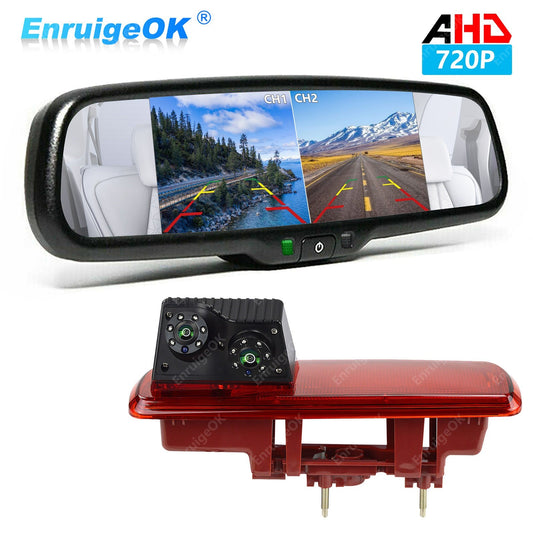 For Vauxhall Vivaro Renault Trafic Mk3 X82 Rear Brake Light Reversing Camera Kit0