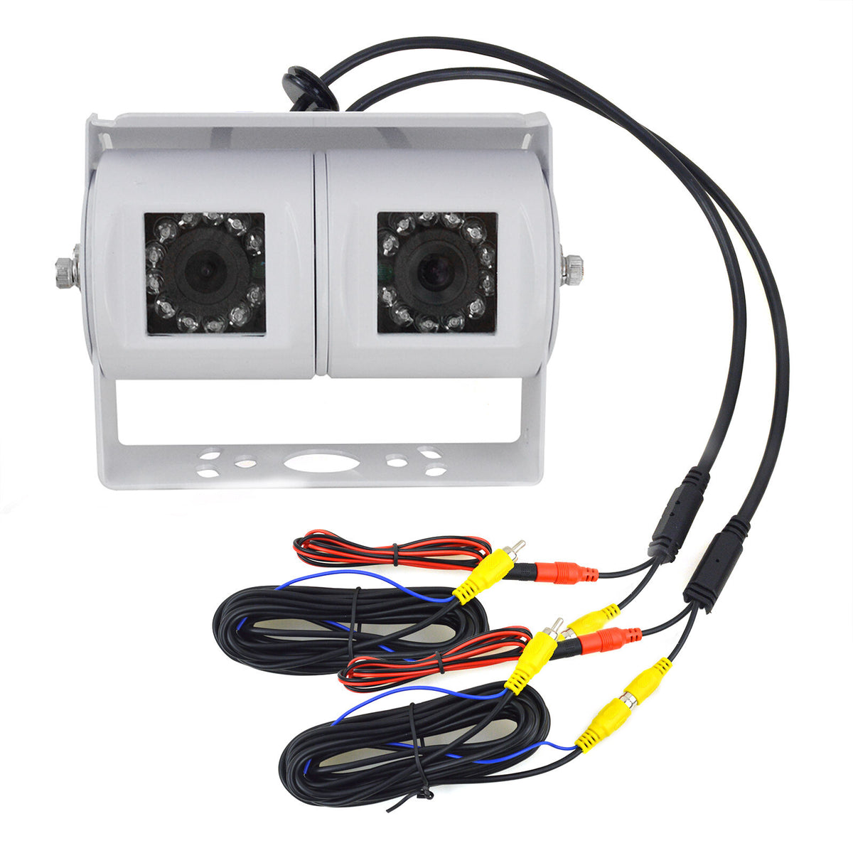Dual Lens Reversing Camera & Split Screen Mirror Monitor Kit for Commercial Van8
