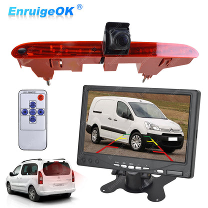 Citroen Berlingo Peugeot Partner MK2 MK3Brake Light Reversing Camera &7" Monitor0