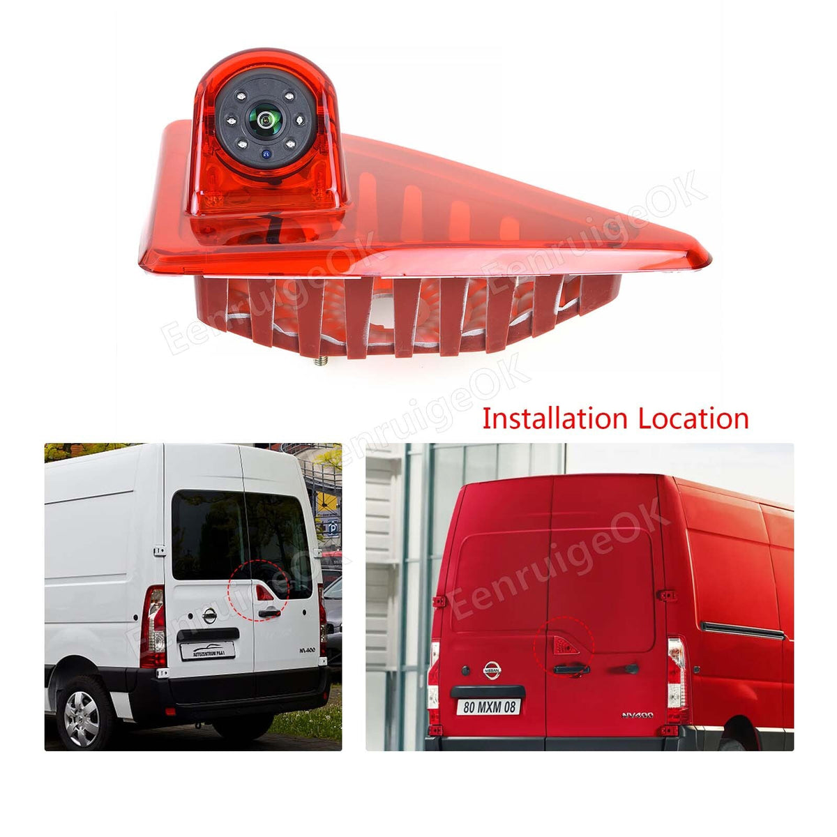 Brake Light Backup Camera for Nissan NV400 Opel Movano Renault Master [MK3]3