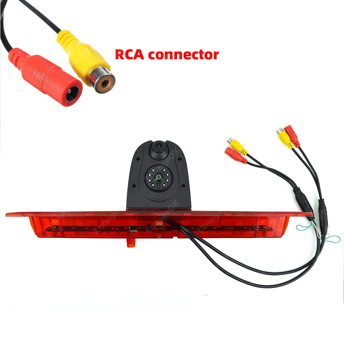Rear Brake Light Reversing Camera for Ford Transit 350 MK8 & Dual Split Monitor16
