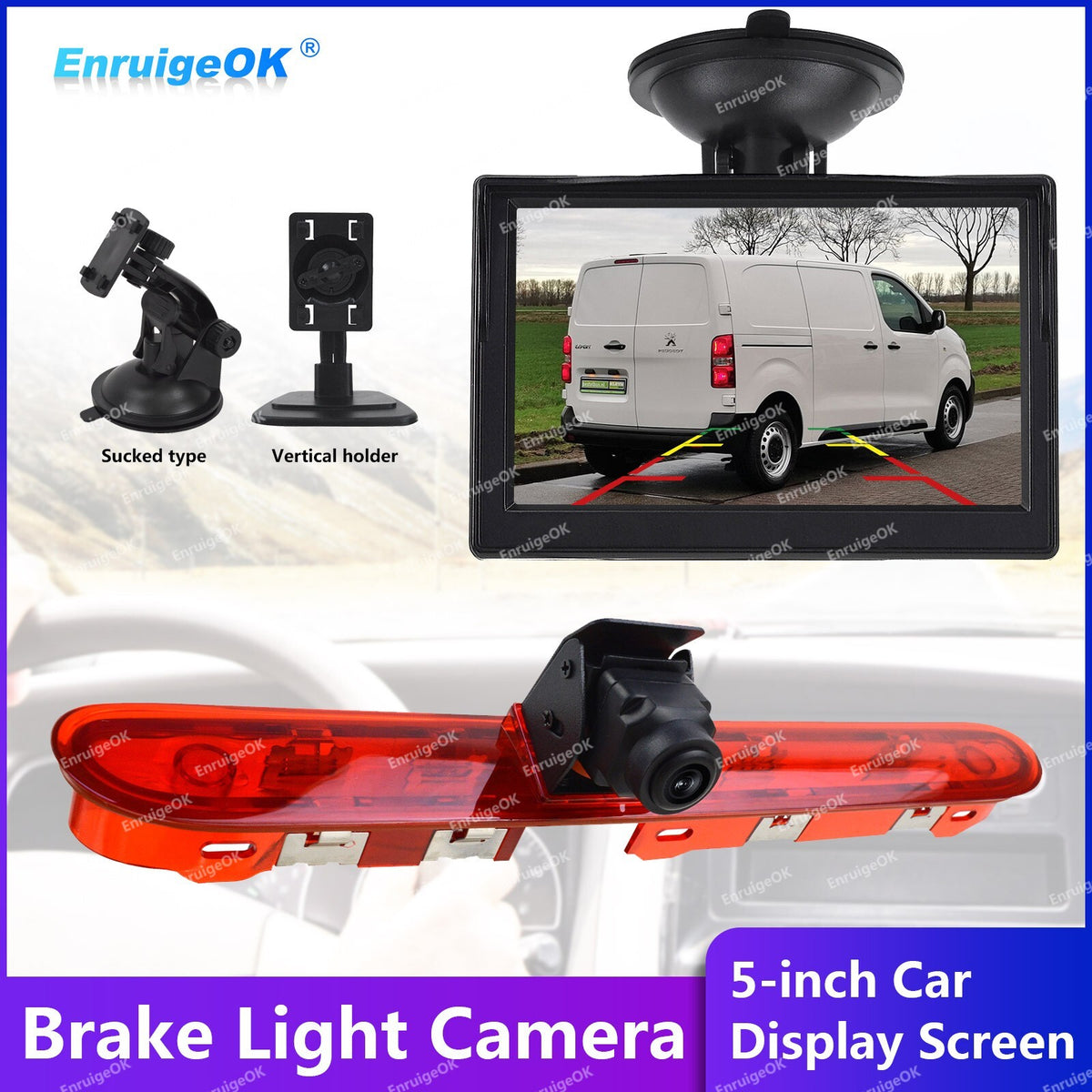 Brake Light Reversing Camera kit for Peugeot Expert Toyota ProAce Fiat Scudo0