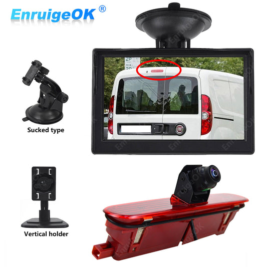 High Level Brake Light Reverse Camera Kit for Fiat Doblo Vauxhall Combo D0