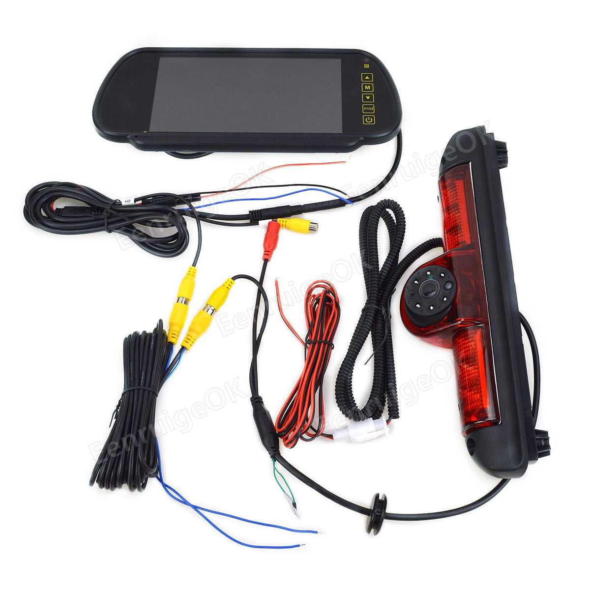 7" Monitor & Rear Brake Light Reversing Camera Kit For Fiat Ducato Citroen Relay20