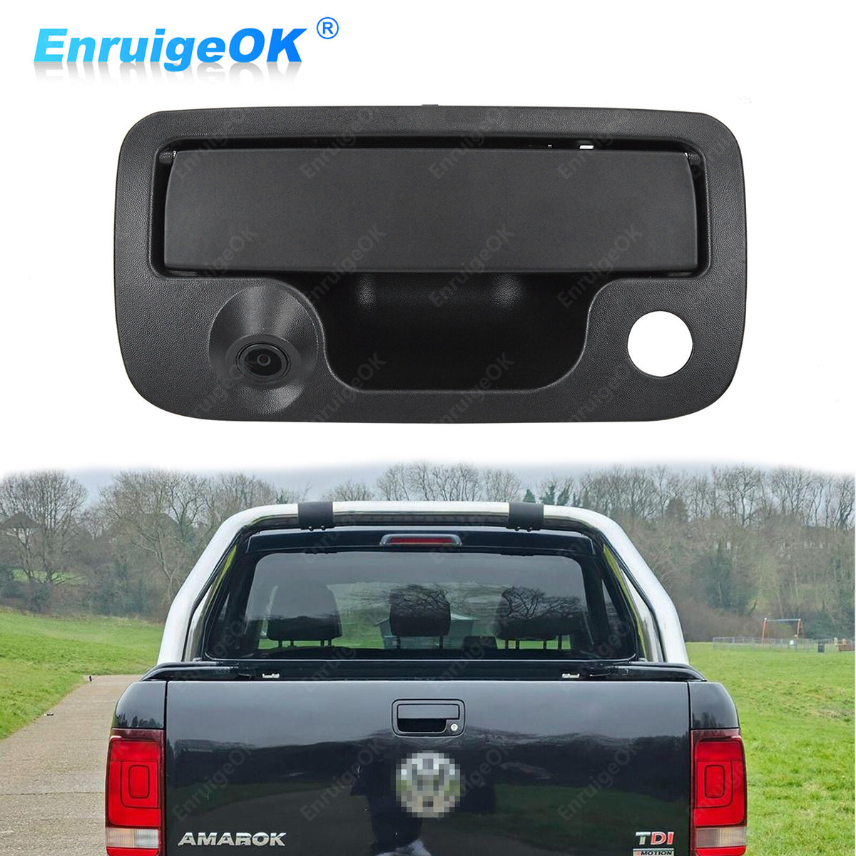 Reversing Camera for VW Amarok 2010-2020 Trunk Handle Rear View Parking Camera0