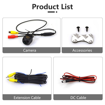 AHD/CVBS Car Backup Camera Waterproof Plate Rear View Night Vision Reverse 1080P9