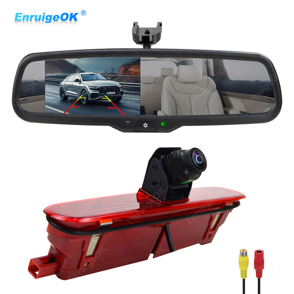 Rear Brake Light Reversing Camera Kit for Fiat Doblo Opel /Vauxhall Combo