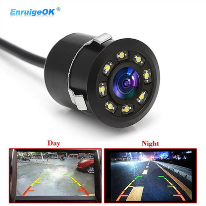 18.5mm 8 LEDs Night Vision Universal Front/Rear View Reverse Backup Camera