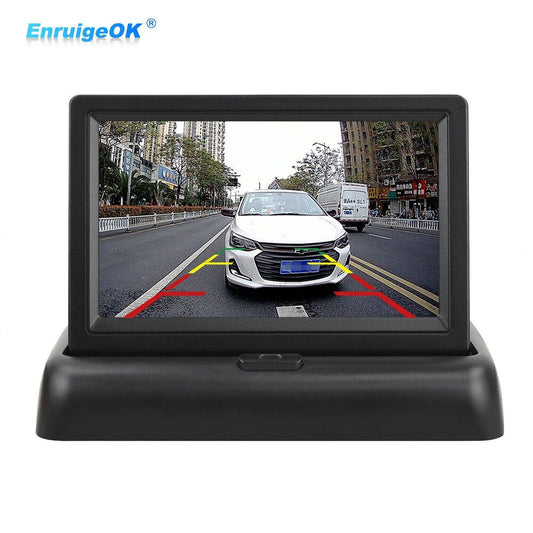 4.3" TFT-LCD Foldable Screen Monitor for Car Rear View Backup Reversing Camera