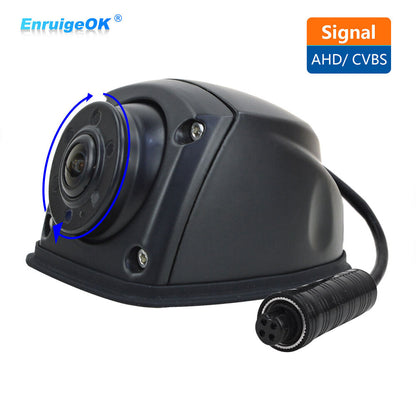 Side View Parking Camera AHD 1080P Night Vision Waterproof for Heavy Duty Truck