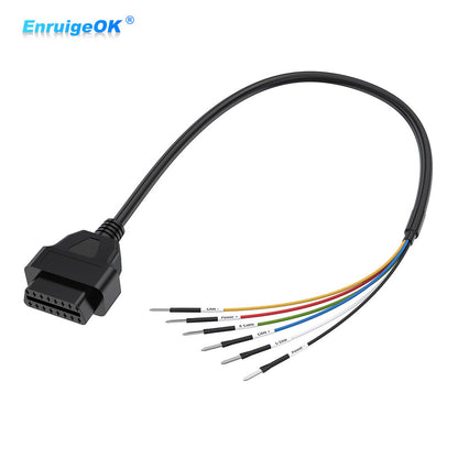 K+CAN Universal OBDII OBD2 16PIN Cable Diagnostic Scanner Adapter For Motorcycle