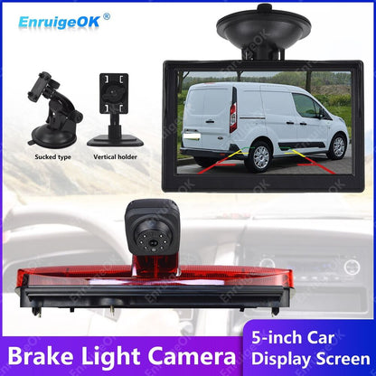 For 2014-2017 Ford Transit Connect Van Brake Light Rear View Backup Camera Kit