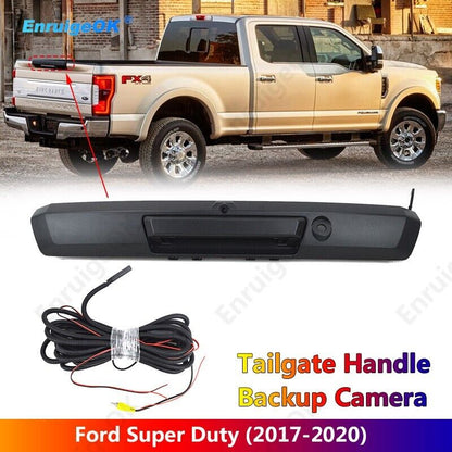 Rear View Backup Camera Tailgate Handle for 2017-2020 Ford Super Duty