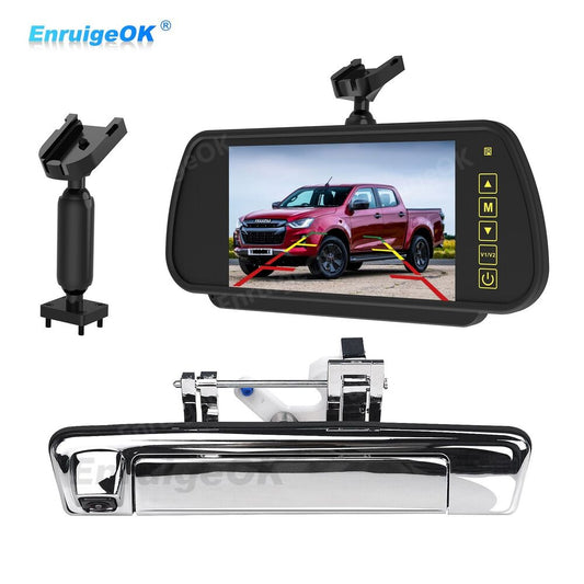 Tailgate Handle Rear View Backup Camera Kit for Isuzu D-Max Dmax 2017-2022