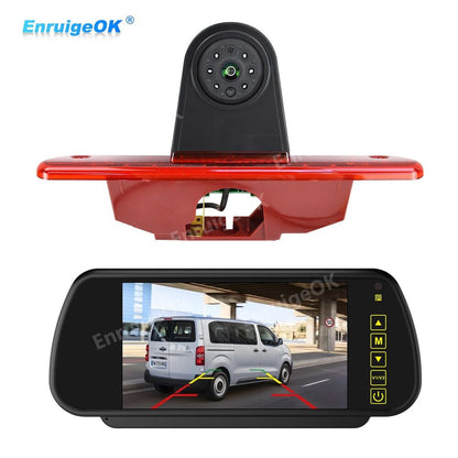 7" Monitor&Rear Brake Light Reversing Camera for Citroen Dispatch Peugeot Expert