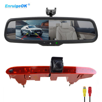 Brake Light Reverse Camera 4.3" Mirror Monitor For Citroen Berlingo 2006-2018