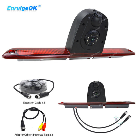 Dual Lens 3rd Brake Light Backup Rear View Camera for Mercedes-Benz Sprinter Van