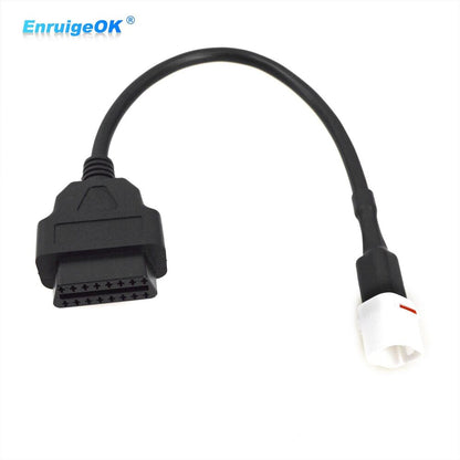 4pin Adapter Cable to OBD2 Diagnostic Tool Connector Fit For YAMAHA Motorcycle