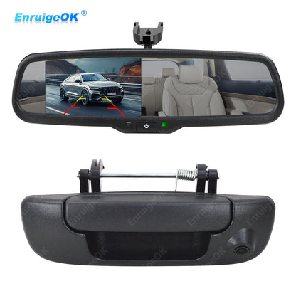 For Dodge Ram 1500 2500 3500 Tailgate Rear View Backup Camera & Mirror Monitor