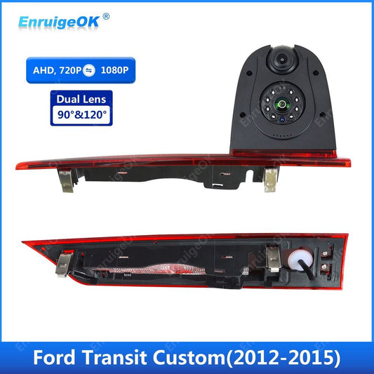 Dual Lens 3rd Brake Light Backup Camera for Ford Transit Custom (2012-2015)