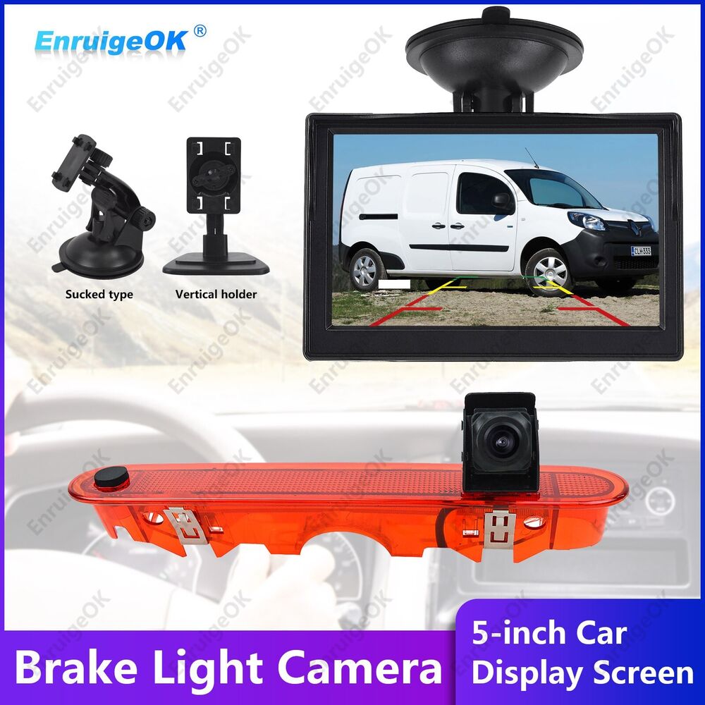 Brake Light Rear View Backup Camera Kit for Mercedes-Benz Citan Renault kangoo