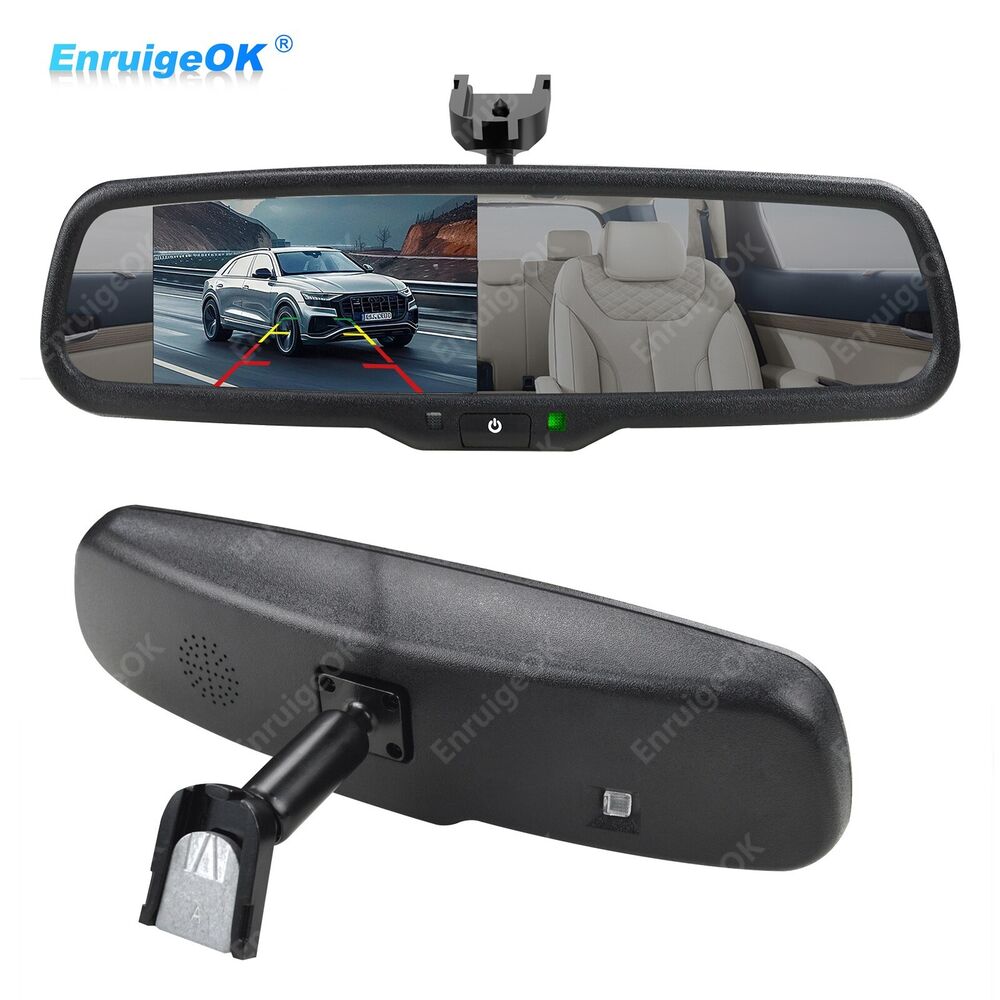 4.3"Replacement Car Rear View Mirror Monitor OEM No1 Bracket For Toyota Ford Kia