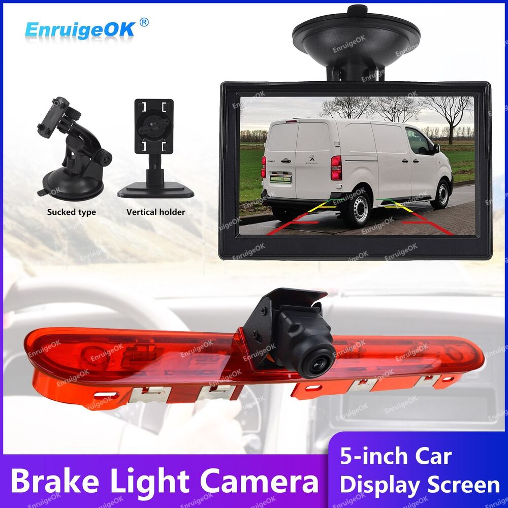 Brake Light Reversing Camera kit for Peugeot Expert Toyota ProAce Fiat Scudo