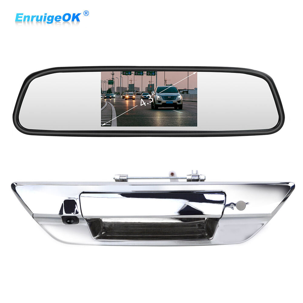 For Toyota Hilux Revo 2015-2021 ChromeTailgate Handle with Backup Camera Kit