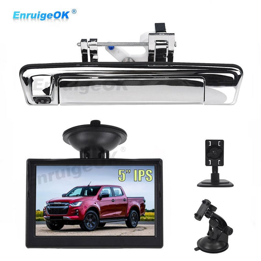 Tailgate Handle Backup Camera for Isuzu D-Max 2017-2022 Pickup + 5" Monitor Kit