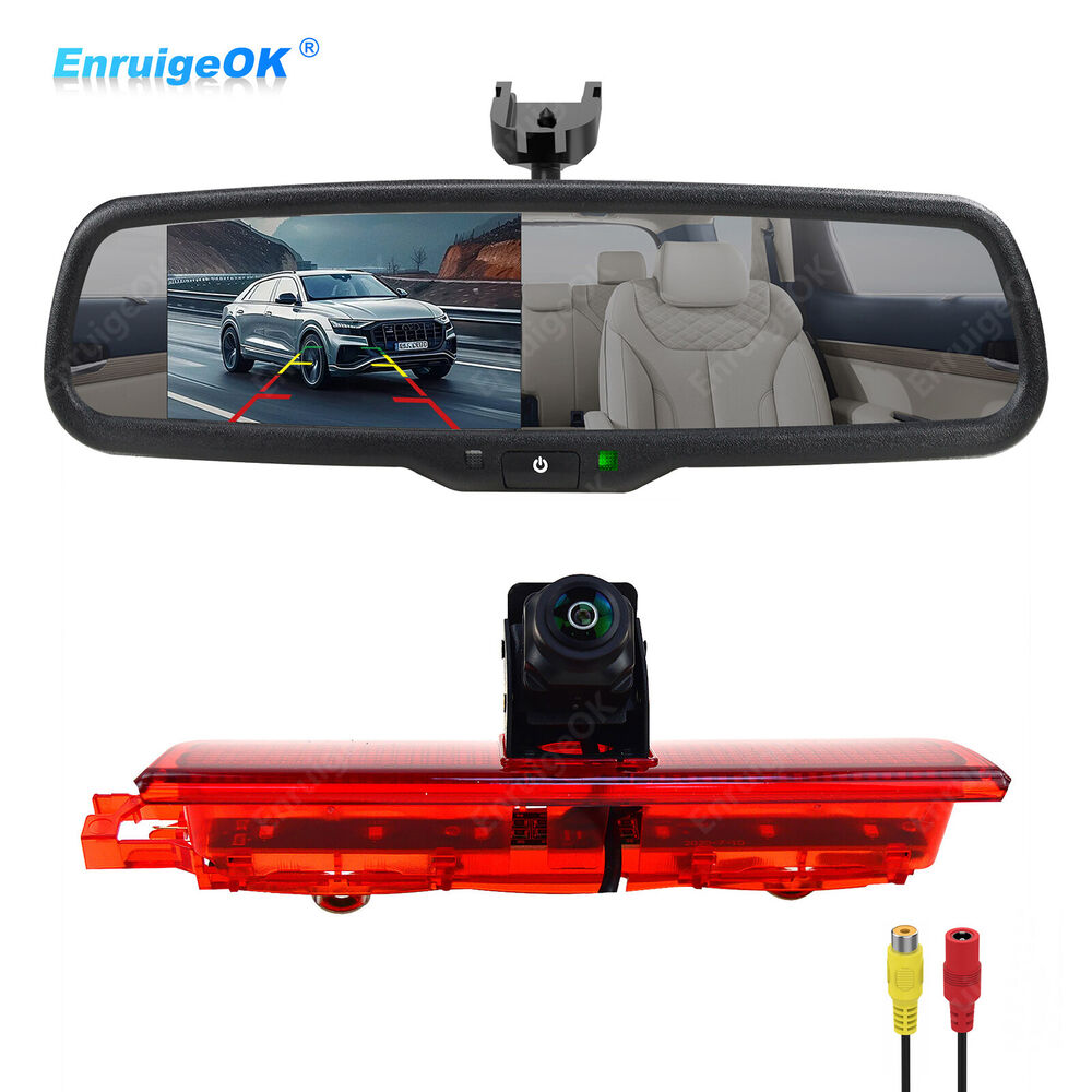 Brake Light Rear View Backup Camera Kit for Volkswagen VW Caddy (2003-2015)